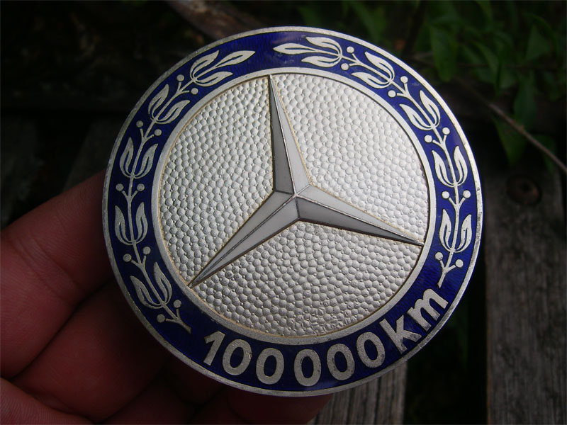 Mercedes benz mileage badge #5