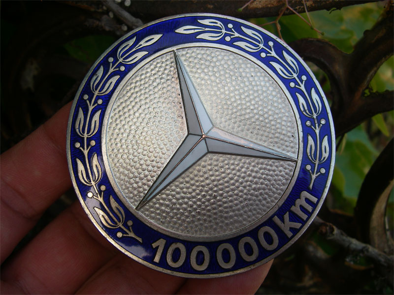 Mercedes benz mileage grille badges #2