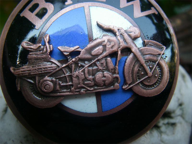 BMW Motorrad R5 R23 R61 R71 R75 Roundel Enamel Brooch Badge