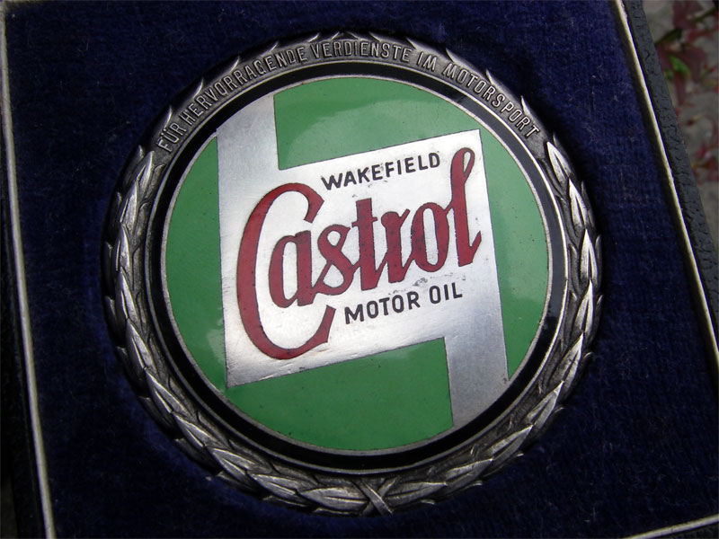 vintage CASTROL WAKEFIELD - Motorsport Award Badge early 1950´s - old ...