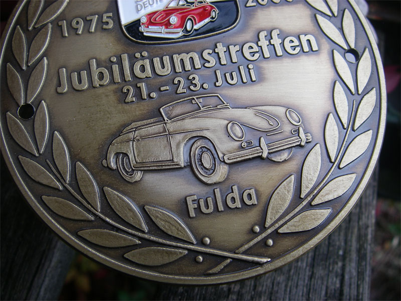 PORSCHE 356 CLUB DEUTSCHLAND   JUBILEE MEETING FULDA Badge 25 YEARS 