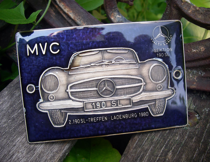 Mercedes Benz 190 SL Club Germany Meeting 1980 Badge