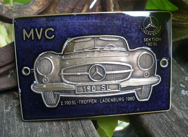 Mercedes Benz 190 SL Club Germany Meeting 1980 Badge