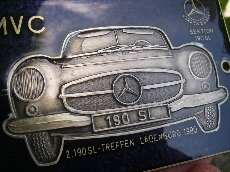 TREFFEN LADENBURG by MVC SEKTION 190 SL   Badge was given to 